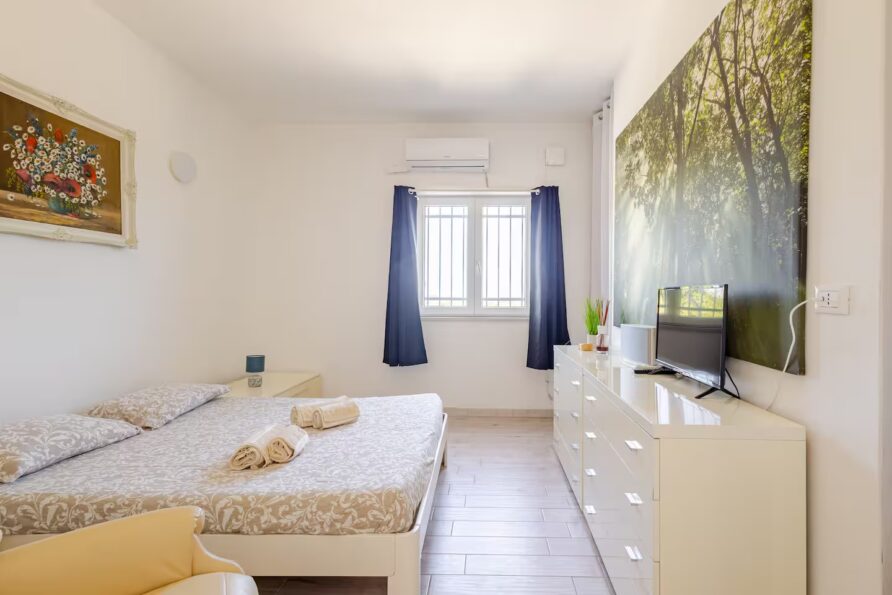 Casa Relax, Garten mit Sauna und Aussicht